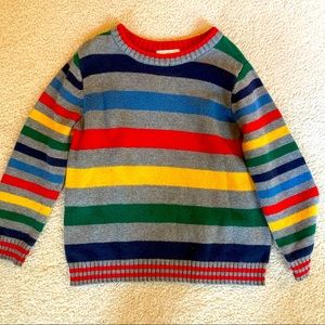 Rainbow stripe sweater
